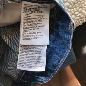 levi's altered straight no li